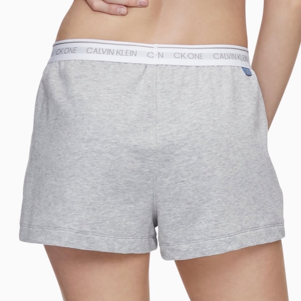 Calvin Klein Women's Underwear ONE Sleep Shorts Grey Heather Size QS6428-020 - Picture 3 of 6